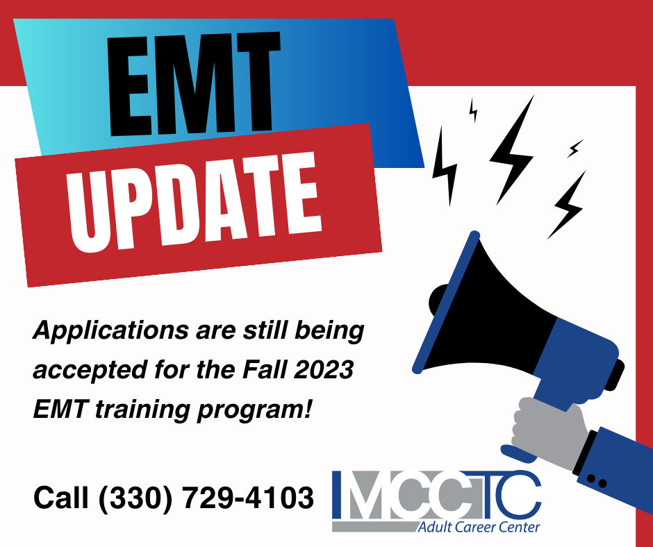 EMT training starts September 11, 2023!