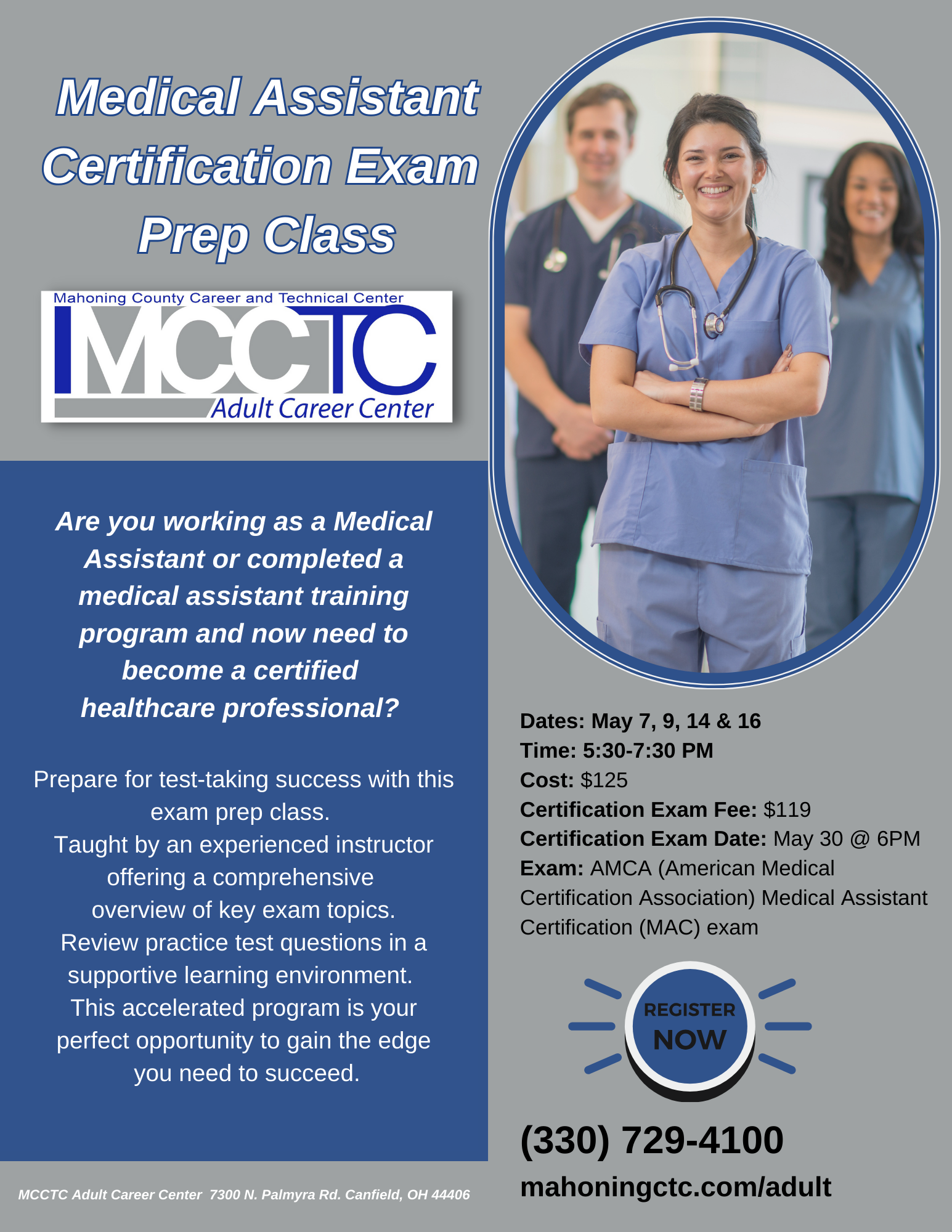 NEW Medical Assistant Certification Exam Prep Class