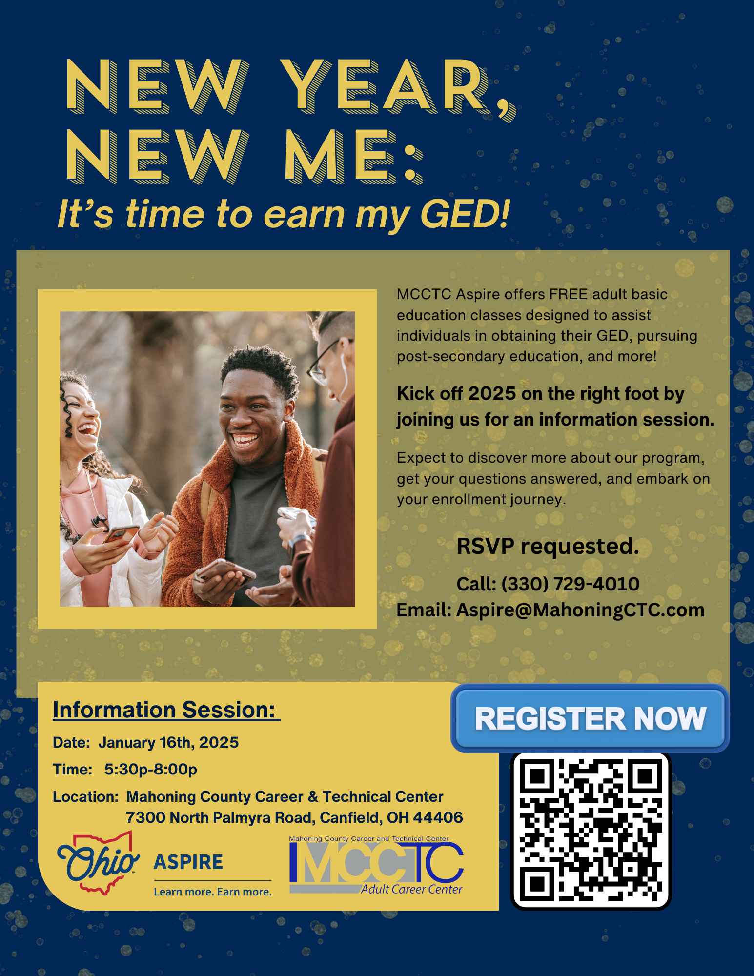 New Year, New Me! GED Event in January