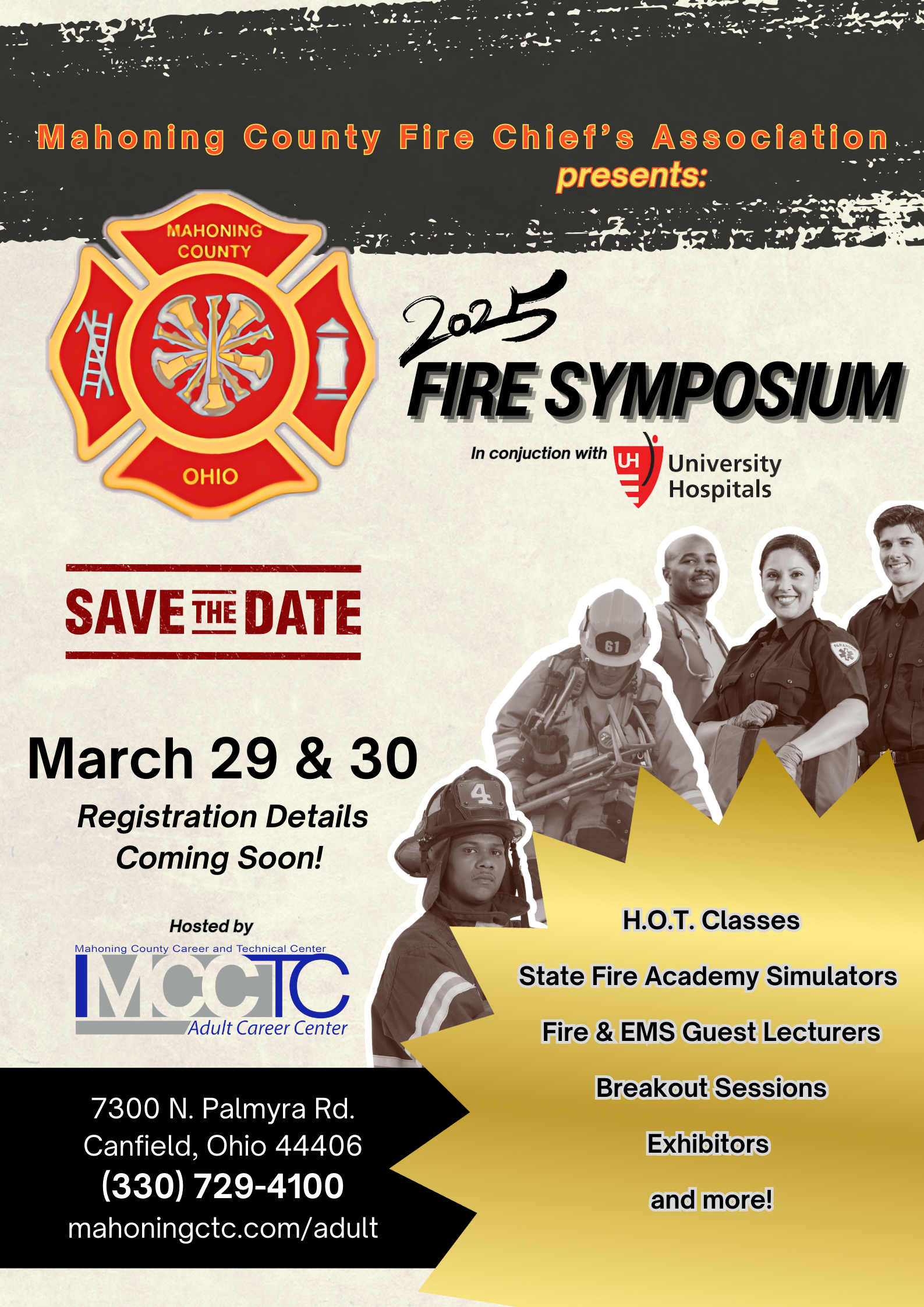 MCCTC Hosts 2025 Fire Symposium on March 29th & 30th!