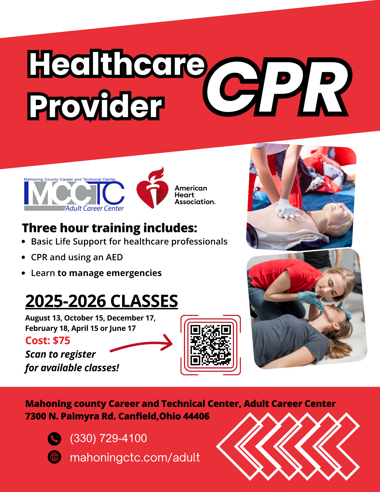 Apply for CPR Classes Today!